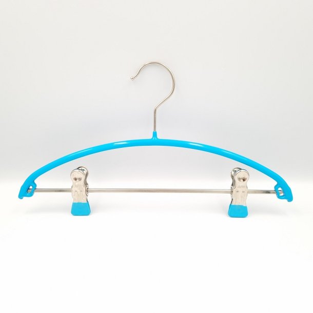 Brnebjle 30cm m/nonslip &amp; clips i skn lysebl farve