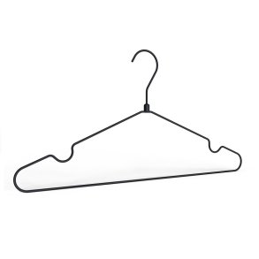 10 stk Sort metalbjle 42cm m/stang og hak p skulder