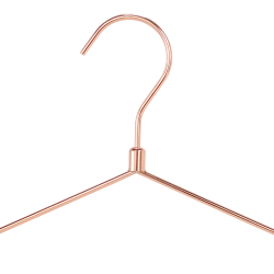 10 stk Roseguld metalbjle 42cm m/stang og clips