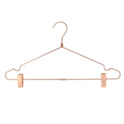 10 stk Roseguld metalbjle 42cm m/stang og clips