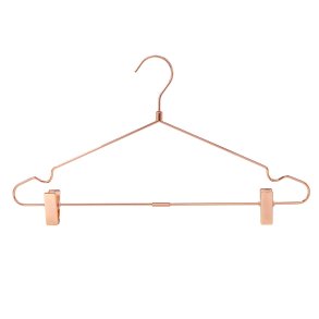 10 stk Roseguld metalbjle 42cm m/stang og clips