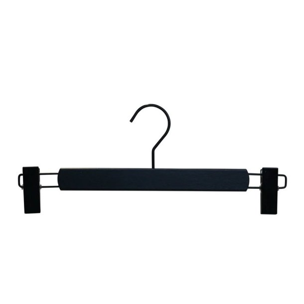 5 stk Buksebjle 35cm sort med sort krog og clips