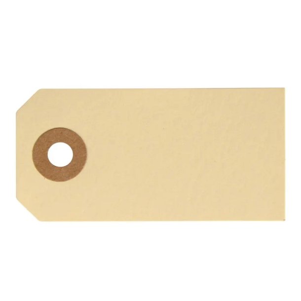 1000stk Manila mrker natur, 60x120mm