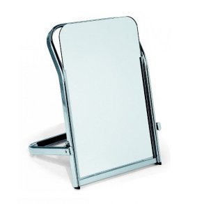 Skospejl til gulv i chrom ramme, 27x40x60cm